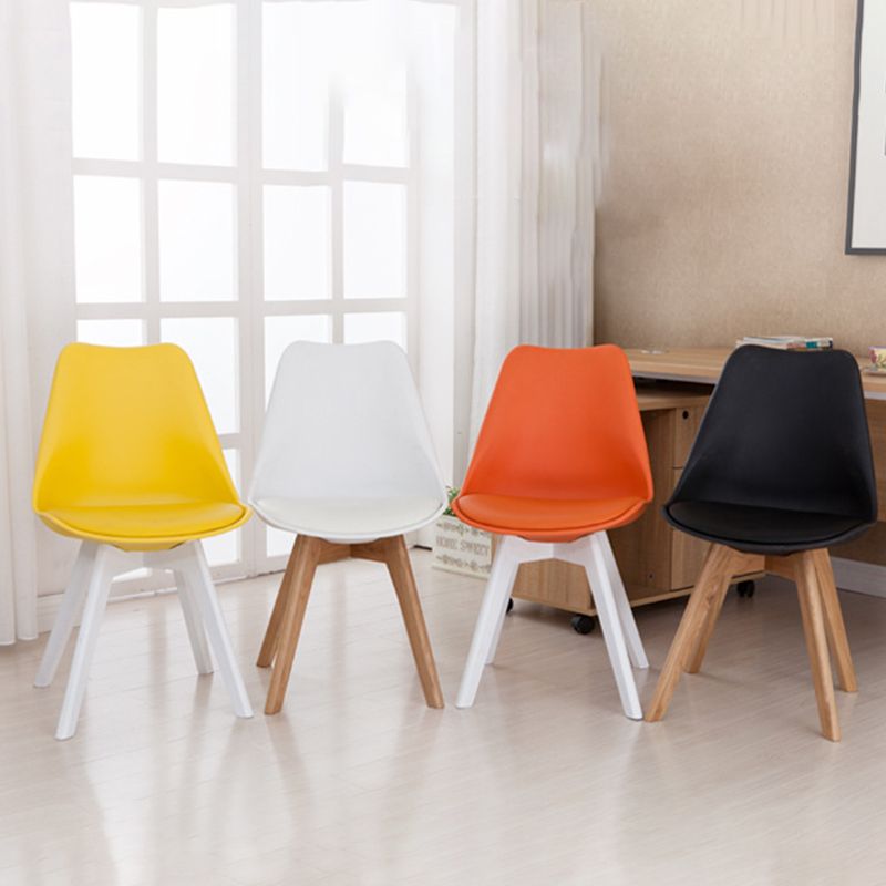 Scandinavian Beech Parsons Side Chair Matte Finish Leather Dining Chairs (Set of 2) Clearhalo ' kitchen&dining_furn' 'Dining Chairs' 'Dining Tables & Seating' 'dining_chair' 'Furniture' 'furniture_dining_chair' 'Kitchen & Dining Furniture' 'kitchen' 1200x1200_8ac38023-8428-402d-b639-acd64a30a0d6