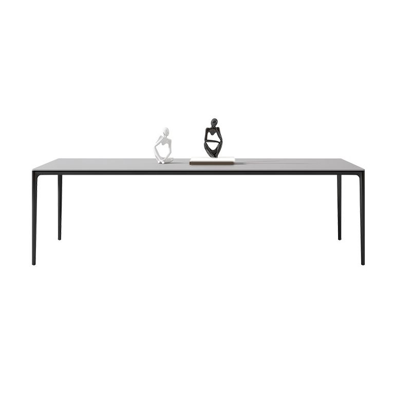 Moderne stenen dinerset 1/2/3/4/5 stukken eettafel ingesteld met stevige rugstoelen