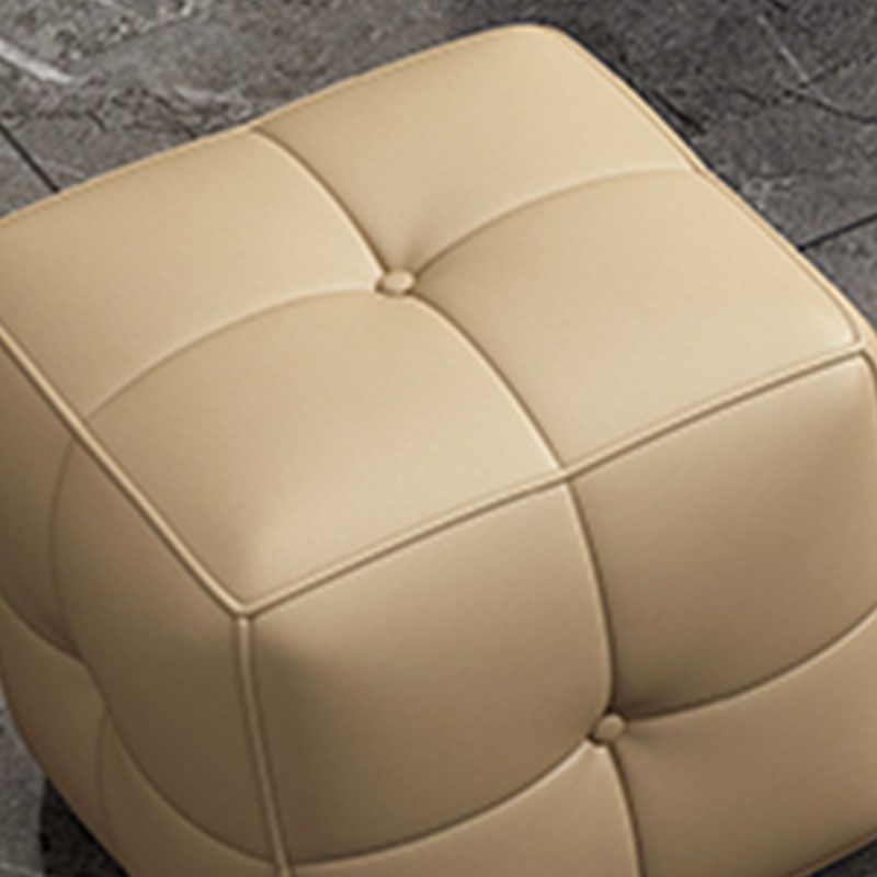 Contemporary Home Rectangular Ottoman Leather Foot Stool without Legs Clearhalo 'furn' 'furn_ottomans_poufs' 'Furniture' 'Living Room Furniture' 'Ottomans & Poufs' 'ottomans_poufs' 1200x1200_8ac3fa2d-e158-4a11-a9cb-e493a4fd56a4