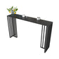 Modern Iron Bar Dining Table with Stone Top Rectangle Indoor Bistro Table Clearhalo 'Bar Furniture' 'Bar Tables' 'bar_tables' 'furn' 'furn_bar_tables' 'Furniture' 'furniture_bar_tables' 'Kitchen & Dining Furniture' 1200x1200_8ac44686-491d-42b9-9fc1-23e4e43ede19