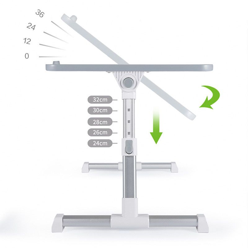 Contemporary Adjustable Laptop Table Office Desk for Bedroom Clearhalo 'furn' 'furn_office_desk' 'Furniture' 'Office Desks' 'Office Furniture' 'office_desk' 1200x1200_8ac4bb0b-73b0-46fe-bf70-0d2328f95b51
