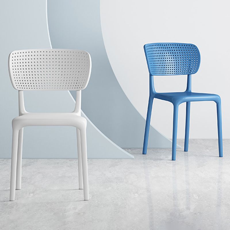 Modern Indoor-Outdoor Chair Plastic Open Back Dining Chair Set Clearhalo 'Dining Chairs' 'Dining Tables & Seating' 'dining_chair' 'furn' 'furn_dining_chair' 'Furniture' 'Kitchen & Dining Furniture' 1200x1200_8ac4d618-529d-4c27-915d-c122d4ae4229