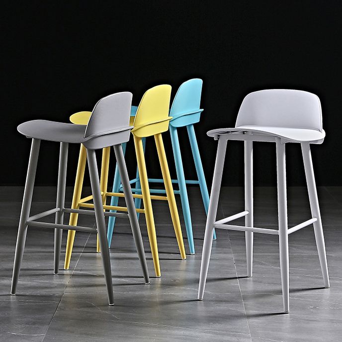 Scandinavian Style Metal Legs Bar-stool Counter Stool for Restaurant Bar (set of 2) Clearhalo 'Bar Furniture' 'Bar Stools' 'bar_stools' 'furn' 'furn_bar_stools' 'furniture_bar_stools' 'Kitchen & Dining Furniture' 'kitchen&dining_furn' 'kitchen' 'kitchen_furn' Furniture' 1200x1200_8ac861a4-7e11-4ac1-a642-00e42f47f584