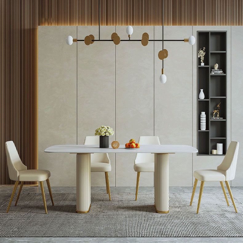 1/2/3/5 Pcs Dining Table Set with Chair Sintered Stone Dining Table Set Clearhalo 'Dining Room Sets' 'Dining Tables & Seating' 'dining_room_set' 'furn' 'furn_dining_room_set' 'Furniture' 'furniture_dining_room_set' 'Kitchen & Dining Furniture' 1200x1200_8ac90266-252c-4063-b736-ea92335cd57c