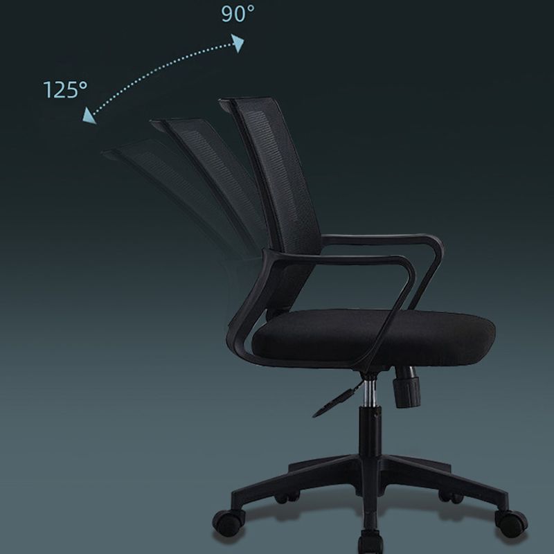 Ergonomic Mesh Mid-Back Desk Chair Tilt Mechanism Office Chair Clearhalo 'furn' 'furn_office_chair' 'Furniture' 'Office Chairs' 'Office Furniture' 'office_chair' 1200x1200_8ac973b2-a6fd-419b-9de9-b1f3da6a8d56
