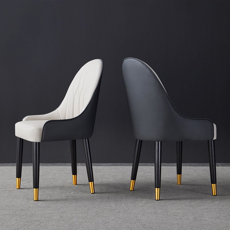 Home Scandinavian Arm Chair Metal Parsons Upholstered Dining Room Chair Clearhalo ' kitchen&dining_furn' 'Dining Chairs' 'Dining Tables & Seating' 'dining_chair' 'furn' 'furn_dining_chair' 'Furniture' 'furniture_dining_chair' 'Kitchen & Dining Furniture' 'kitchen' 1200x1200_8acab58c-8b42-4958-b3d8-1b38f9a0c81b