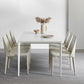 Modern Sintered Stone Table Set of 5/7 with Rectangle Table Dining Set with White Chairs Clearhalo 'Dining Room Sets' 'Dining Tables & Seating' 'dining_room_set' 'furn' 'furn_dining_room_set' 'Furniture' 'furniture_dining_room_set' 'Kitchen & Dining Furniture' 'kitchen&dining_furn' 'kitchen' 1200x1200_8acb935f-e4e8-490a-a4ef-a8ea0c6a9990