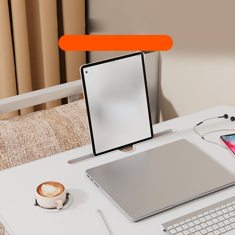 Contemporary Engineered Wood Writing Desk Bedroom Office Desk with White Legs Clearhalo 'furn' 'furn_office_desk' 'Furniture' 'Office Desks' 'Office Furniture' 'office_desk' 1200x1200_8acc4868-be2e-4b4f-9243-6291ced695cd