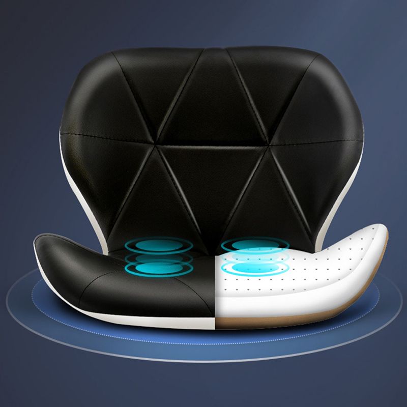 Scandinave Metal Barstool Back Back Pu Leather Meubles en finition mate pour intérieur