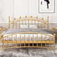 Metallic Standard Bed Glam Open-Frame Bed with Arched Headboard Clearhalo 'Bedroom Furniture' 'Beds' 'furn' 'furn_beds' 'Furniture' 1200x1200_8acd4af3-6b94-43dd-ae31-351611c1e490