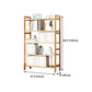 Etagere Bücherregal Bamboo Open Back Regal Bücherregal für den Studienraum