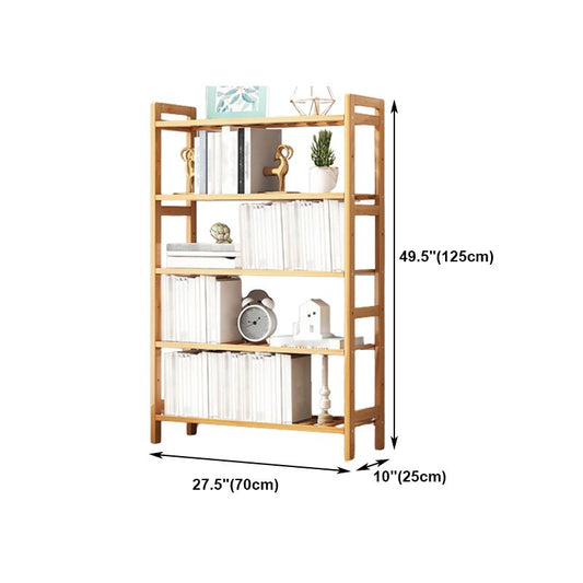 Etagere Bücherregal Bamboo Open Back Regal Bücherregal für den Studienraum
