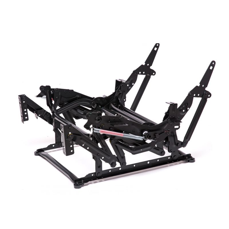 Sedia reclinabile contemporanea con telaio in metallo lumbar reclinabile