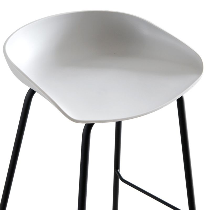 Industrial Indoor Barstool Iron Simple Tall Stool with Plastic Seat Clearhalo 'Bar Furniture' 'Bar Stools' 'bar_stools' 'furn' 'furn_bar_stools' 'furniture_bar_stools' 'Kitchen & Dining Furniture' 'kitchen&dining_furn' 'kitchen' 'kitchen_furn' Furniture' 1200x1200_8ad4b279-9577-4bd3-8247-93544e9a369f