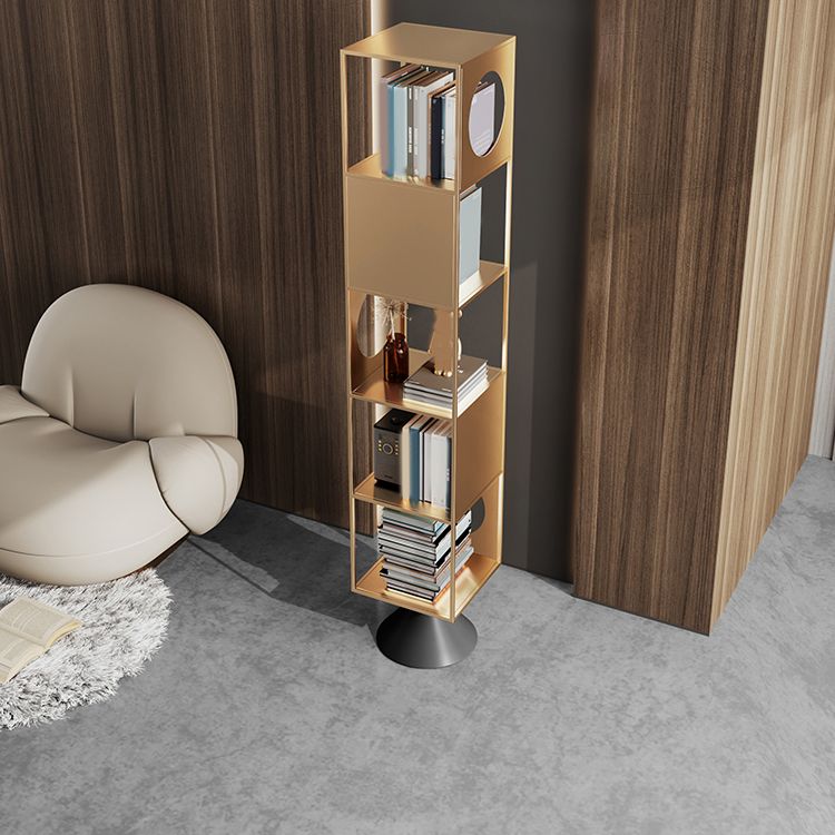 ホームオフィス用の棚付きのモダンな標準書籍棚の金属オープンシェルフ本棚