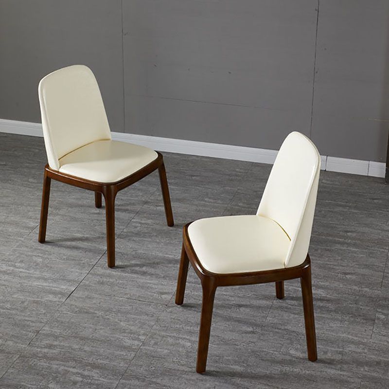 Indoor Industrial Side Chair Solid Back Wood Upholstered Dining Room Chair (Set of 2) Clearhalo ' kitchen&dining_furn' 'Dining Chairs' 'Dining Tables & Seating' 'dining_chair' 'furn' 'furn_dining_chair' 'Furniture' 'furniture_dining_chair' 'Kitchen & Dining Furniture' 'kitchen' 1200x1200_8ad6ff68-2b5a-462f-bb10-987d2355aa41