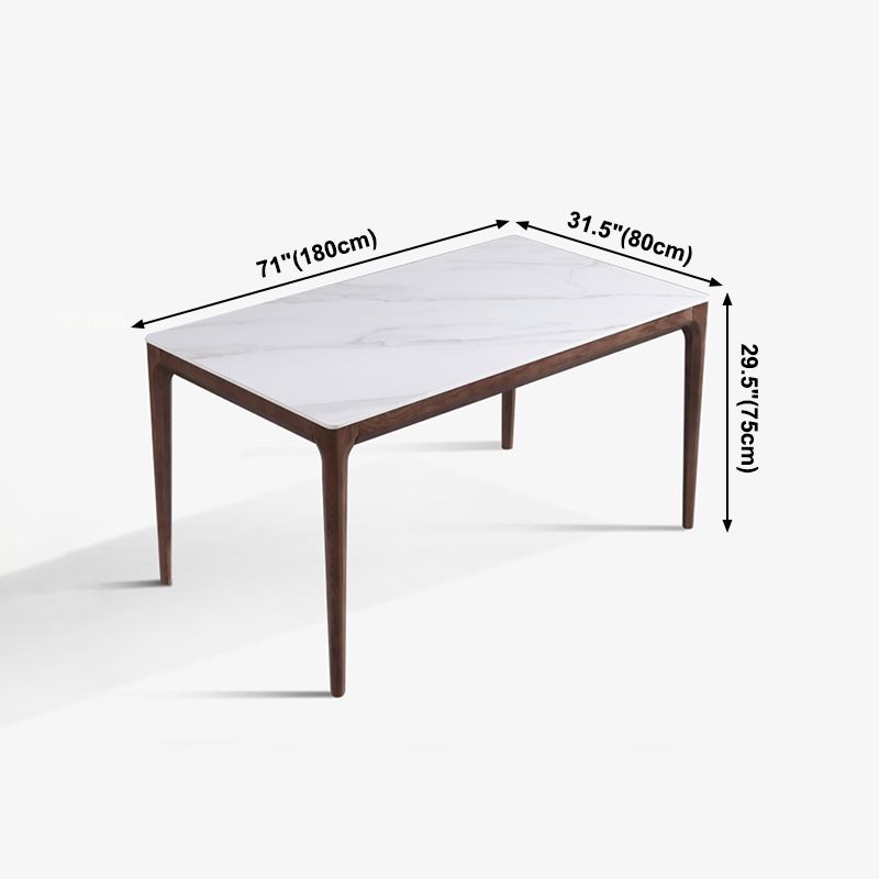 Midcentury Style Rectangle Dining Table Stone Dining Room Collection for Indoor Clearhalo ' dining_table' 'Dining Tables & Seating' 'Dining Tables' 'furn' 'furn_dining_table' 'Furniture' 'furniture_dining_table' 'Kitchen & Dining Furniture' 'kitchen&dining_furn' 'kitchen' 'kitchen_dining_table' 1200x1200_8ad7b458-97be-447c-9429-284d94ebde5f