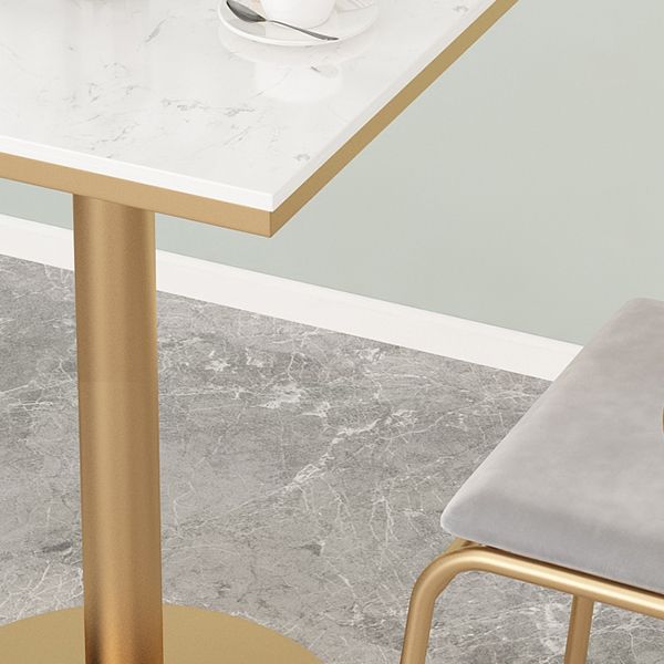 Metal Traditional Luxury Round Table White Stone Top Table with Pedestal Base Clearhalo 'Dining Tables & Seating' 'Dining Tables' 'dining_table' 'furn' 'furn_dining_table' 'Furniture' 'Kitchen & Dining Furniture' 1200x1200_8ad96371-1722-4eed-b7b0-6ea7b42922d2
