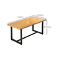 Dining Room Solid Wood Dining Table Rectangle Industrial Dinner Table Clearhalo 'Dining Tables & Seating' 'Dining Tables' 'dining_table' 'furn' 'furn_dining_table' 'Furniture' 'Kitchen & Dining Furniture' 1200x1200_8ad9da07-fee6-4983-8ca4-b3fe079cf83a