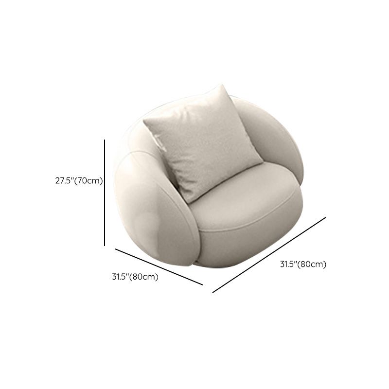 Divano contemporaneo Fuce in pelle fatta salotto curvo sedute