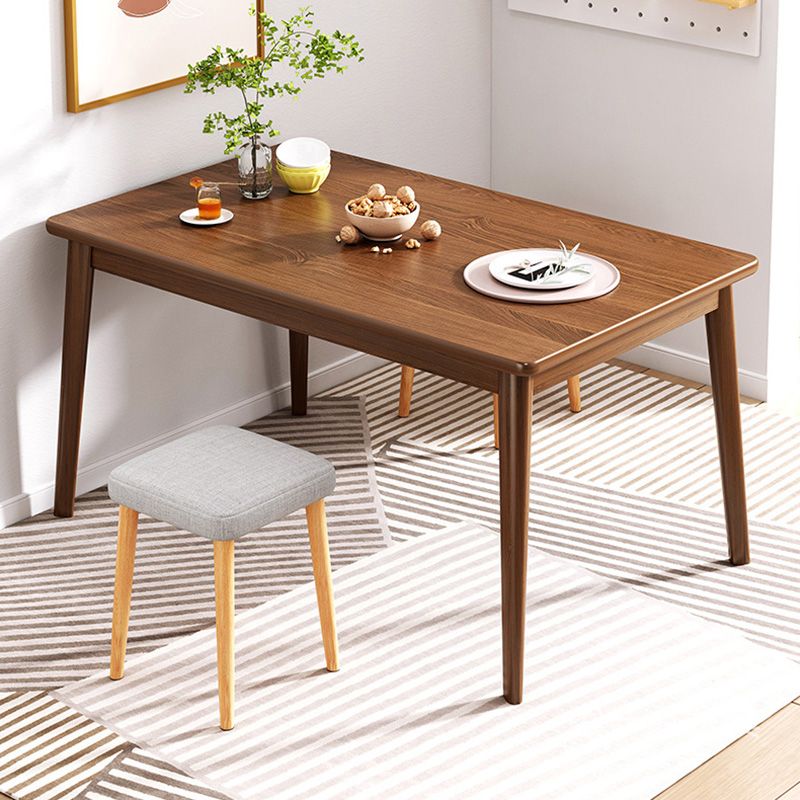 Solid Wood Contemporary Rectangle Table Wood Top Table for Kitchen Clearhalo ' dining_table' 'Dining Tables & Seating' 'Dining Tables' 'furn' 'furn_dining_table' 'Furniture' 'furniture_dining_table' 'Kitchen & Dining Furniture' 'kitchen&dining_furn' 'kitchen' 'kitchen_dining_table' 1200x1200_8adc8d2c-7003-43f7-803e-960efcf3e4b4