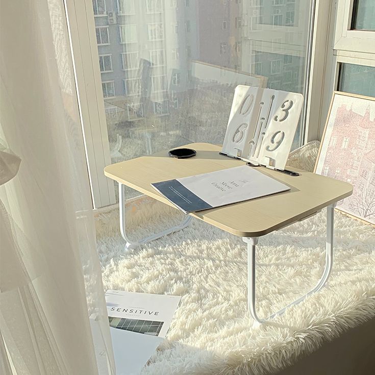 Engineered Wood Contemporary Writing Desk Bedroom Office Desk with White Legs Clearhalo 'furn' 'furn_office_desk' 'Furniture' 'Office Desks' 'Office Furniture' 'office_desk' 1200x1200_8adcaaa3-f8f6-42fb-b071-263874c130f6