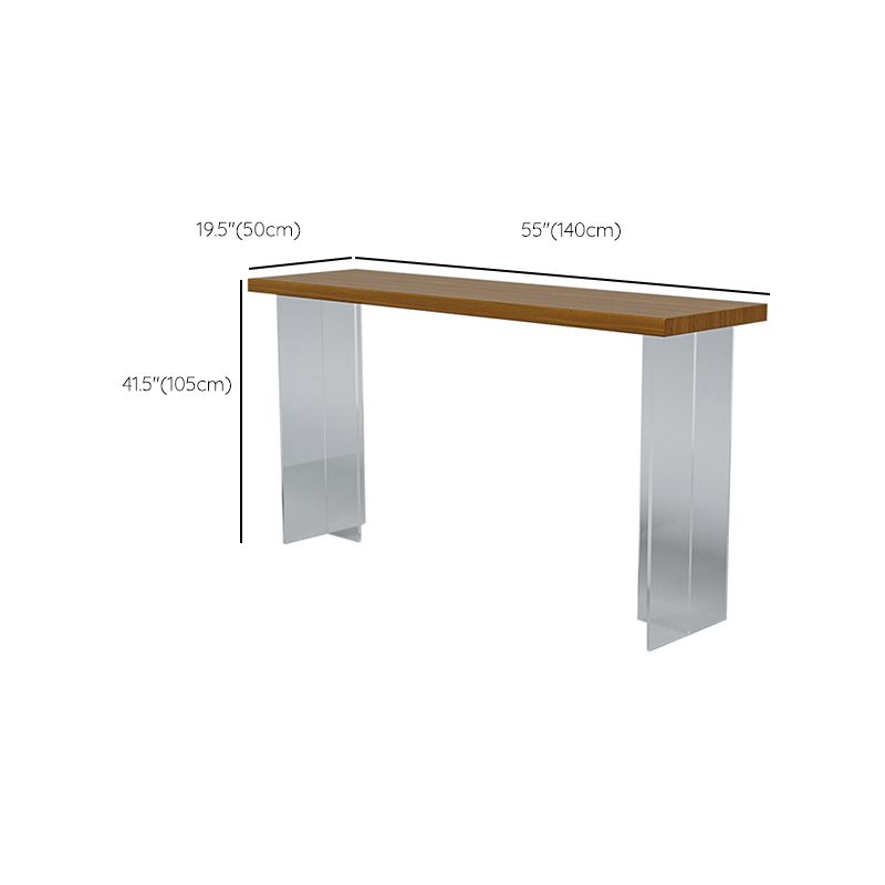 Rectangle Pub Dining Set 1/2/3/5/7 Pieces Solid Wood Counter Table with Upholstered Stools Clearhalo 'Bar Furniture' 'furn' 'furn_home_bar_bar_sets' 'Furniture' 'Home Bars & Bar Sets' 'home_bar_bar_sets' 'Kitchen & Dining Furniture' 1200x1200_8adee366-c216-4310-917e-8443ac1beb39