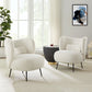 27.5"Wide Pillow Back Armless Slipper Accent Chair for Bedroom Clearhalo 'Accent Chairs' 'accent_chairs' 'Chairs & Seating' 'furn' 'furn_accent_chairs' 'Furniture' 'Living Room Furniture' 1200x1200_8ae09c93-a919-4a91-980c-e2c159ef0111
