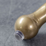 Moderner runder Bartisch Künstlicher Holz Tisch Metall Basis für Balkon