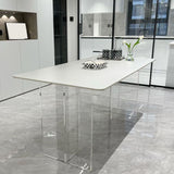 1/2/5/7 piezas Modern sintered Stone Top Cining Base acrílico Juego para el hogar