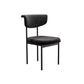 Glam Style Upholstered Side Chair Matte Finish Open Back Dining Chair for Home Use Clearhalo ' kitchen&dining_furn' 'Dining Chairs' 'Dining Tables & Seating' 'dining_chair' 'furn' 'furn_dining_chair' 'Furniture' 'furniture_dining_chair' 'Kitchen & Dining Furniture' 'kitchen' 1200x1200_8ae26a72-eae7-482f-bbca-b339183aa5a2