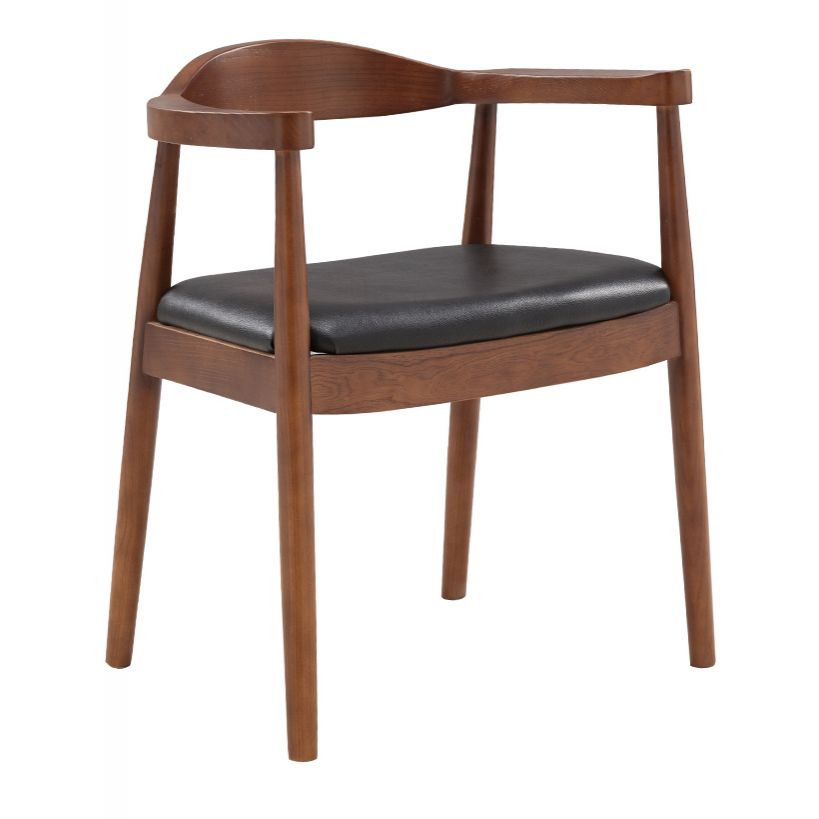 Contemporary Home Arm Chair Open Back Upholstered Wood Dining Room Chair Clearhalo ' kitchen&dining_furn' 'Dining Chairs' 'Dining Tables & Seating' 'dining_chair' 'furn' 'furn_dining_chair' 'Furniture' 'furniture_dining_chair' 'Kitchen & Dining Furniture' 'kitchen' 1200x1200_8ae71f08-1828-4c46-b3fa-aa78da49e6b4