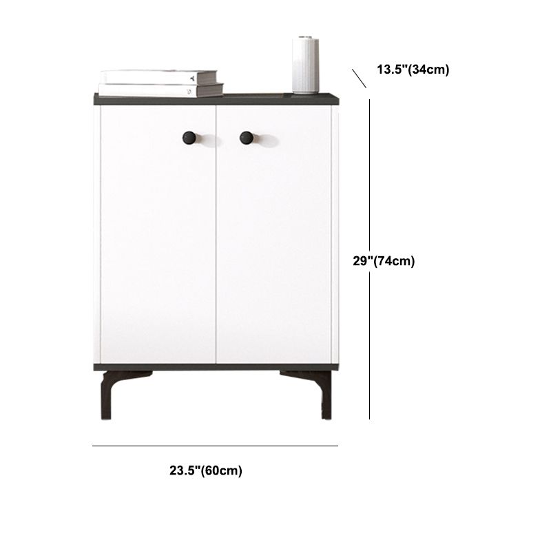 Modern White Storage Chest Dresser Wood Combo Dresser with Drawers and Doors Clearhalo 'Bedroom Furniture' 'Dressers & Chests' 'dressers_chests' 'furn' 'furn_dressers_chests' 'Furniture' 1200x1200_8ae8b825-8d11-4986-a666-672e0248fbd8