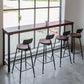 Juego de comedor de Pub con caballete Industrial, juego de mesa de Bar rectangular de madera maciza de 1/2/5 piezas