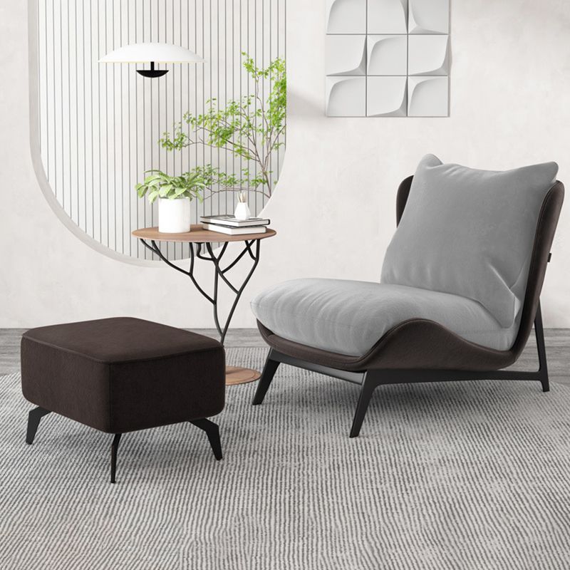 Velvet Chair 26.3" L x32.6"W x29.5"H Armless Chair for Living Room Clearhalo 'Accent Chairs' 'accent_chairs' 'Chairs & Seating' 'furn' 'furn_accent_chairs' 'Furniture' 'Living Room Furniture' 1200x1200_8aeedbbd-564f-401a-8d2c-95125f58a174