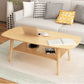 North European Wooden Coffee Table Rectangle 4 Legs 1 Coffee Table