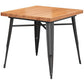 Solid Wood Dining Table Industrial 4 Legs Dining Table with Metal Base Clearhalo ' dining_table' 'Dining Tables & Seating' 'Dining Tables' 'furn' 'furn_dining_table' 'Furniture' 'furniture_dining_table' 'Kitchen & Dining Furniture' 'kitchen&dining_furn' 'kitchen' 'kitchen_dining_table' 1200x1200_8af12fca-6983-4ff0-9c8a-25541eb3eb8f