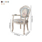 Victorian Upholstered Balcony Side Chair King Louis Back Matte Finish Dining Chair (Set of 2) Clearhalo ' kitchen&dining_furn' 'Dining Chairs' 'Dining Tables & Seating' 'dining_chair' 'furn' 'furn_dining_chair' 'Furniture' 'furniture_dining_chair' 'Kitchen & Dining Furniture' 'kitchen' 1200x1200_8af1f6f0-1fe3-4206-aa9f-9c3b5700b095