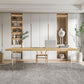 Rectangle Office Table Industrial Solid Wood Home Working Desk