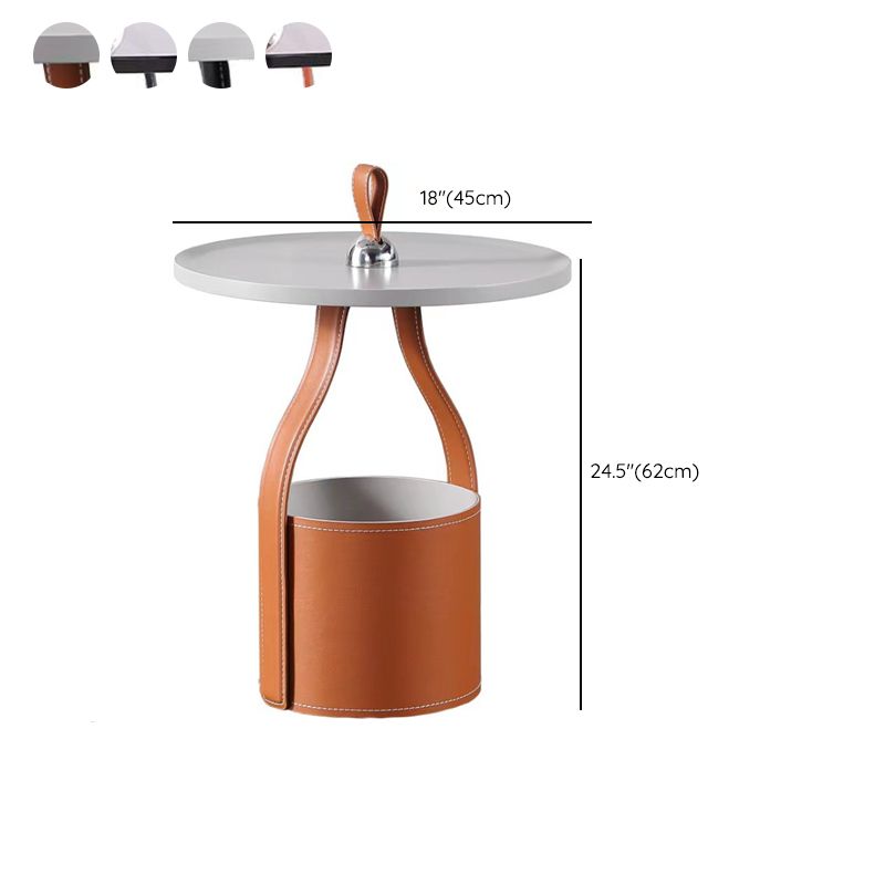 Tavolo laterale contemporaneo Piedistale con portata del soggiorno rotondo tavolo