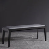 15.6-inch W Mid-Century Modern Seating Bench Cushioned Solid Wood Bench Clearhalo 'Benches' 'Chairs & Seating' 'furn' 'furn_benches' 'Furniture' 'Living Room Furniture' 1200x1200_8af57b46-c09e-482a-bde9-5a72f0dd2fe0