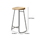 Indoor Bar Table Set Pine Solid Wood 1/7 Pcs Iron Base Bar Table and Stools Clearhalo 'Bar Furniture' 'furn' 'furn_home_bar_bar_sets' 'Furniture' 'Home Bars & Bar Sets' 'home_bar_bar_sets' 'Kitchen & Dining Furniture' 1200x1200_8af63673-9cd7-4028-a8f6-1d6293727672