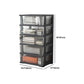 Modern Acrylic Cabinet Drawers and Pedestal Filing Cabinet for Home Office