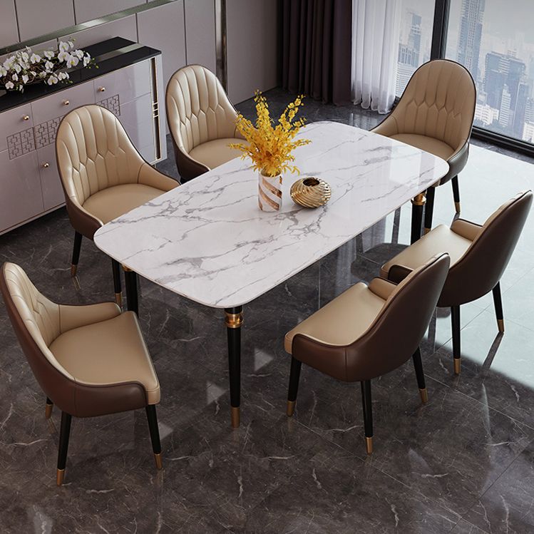 Marble 1/2/5/7 Pieces Dining Set Modern Dining Furniture Set /Separate Items Clearhalo 'Dining Room Sets' 'Dining Tables & Seating' 'dining_room_set' 'furn' 'furn_dining_room_set' 'Furniture' 'furniture_dining_room_set' 'Kitchen & Dining Furniture' 'kitchen&dining_furn' 'kitchen' 1200x1200_8af7a1cf-5d04-4a4c-a9f0-d32da9100003