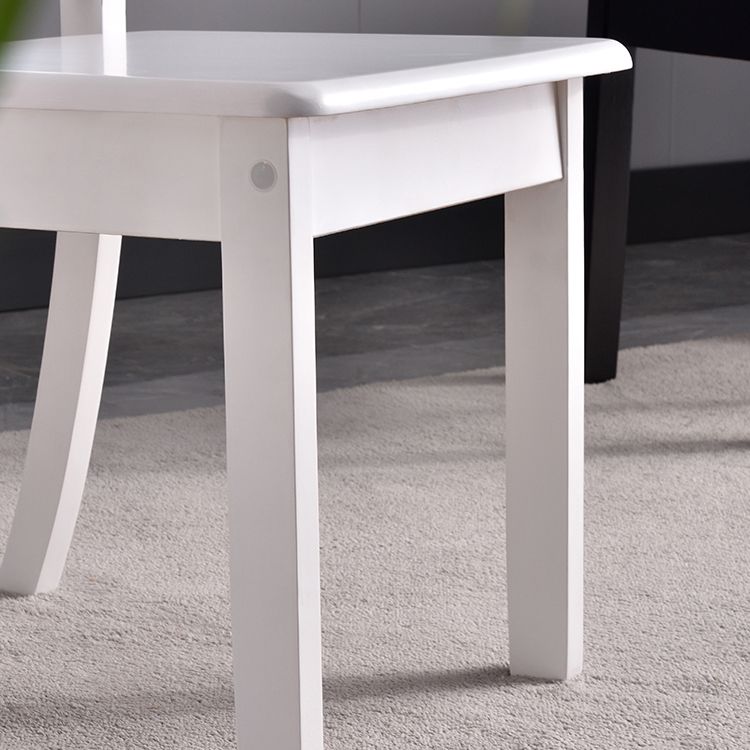 Home Armless Dining Chairs Slat Back Side Chair with Wood Legs (Set of 2) Clearhalo ' kitchen&dining_furn' 'Dining Chairs' 'Dining Tables & Seating' 'dining_chair' 'furn' 'furn_dining_chair' 'Furniture' 'furniture_dining_chair' 'Kitchen & Dining Furniture' 'kitchen' 1200x1200_8af7cc75-0942-4f38-8584-5371b2b6cec1