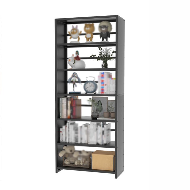 Modern Metal Bookshelf Open Shelf Bookcase with Rectangular Shelves Clearhalo 'Bookcases' 'Furniture' 'furniture_bookcases' 'kitchen' 'kitchen_bookcases' 'Living Room Furniture' 'Office Furniture' 1200x1200_8af8b1e0-b496-41b9-bb76-cf20ccc3250e