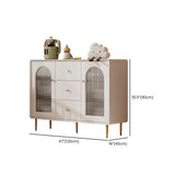 Cabinete de aparador contemporáneo Mesa de madera de faux con piernas para la cocina