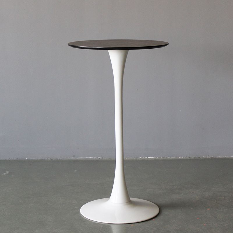 Contemporary Round Counter Table Dining Metal Counter Table for Restaurant Clearhalo 'Bar Furniture' 'Bar Tables' 'bar_tables' 'furn' 'furn_bar_tables' 'Furniture' 'furniture_bar_tables' 'Kitchen & Dining Furniture' 1200x1200_8b01de25-d08b-4436-ad45-bb70558bbb42