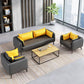 31.49 "H Faux Leather Contemporary Tuxedo Arm Sofa Standard Sofa