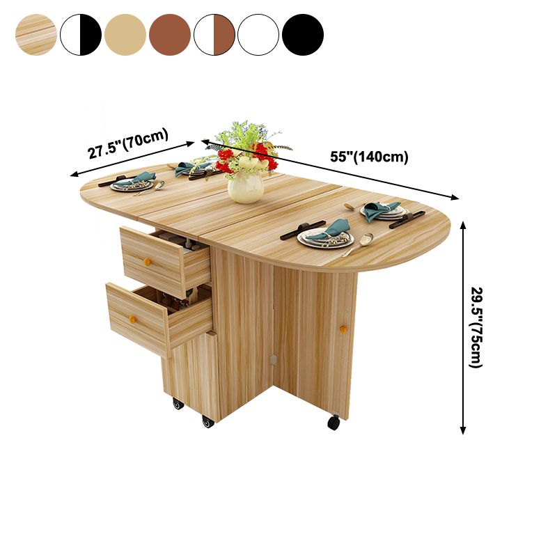 Wood Mid-Century Modern Indoor Table Manufactured Wood Top Table for Dining Room Clearhalo ' dining_table' 'Dining Tables & Seating' 'Dining Tables' 'furn' 'furn_dining_table' 'Furniture' 'furniture_dining_table' 'Kitchen & Dining Furniture' 'kitchen&dining_furn' 'kitchen' 'kitchen_dining_table' 1200x1200_8b050b78-5554-4a29-85d4-e1524f346251